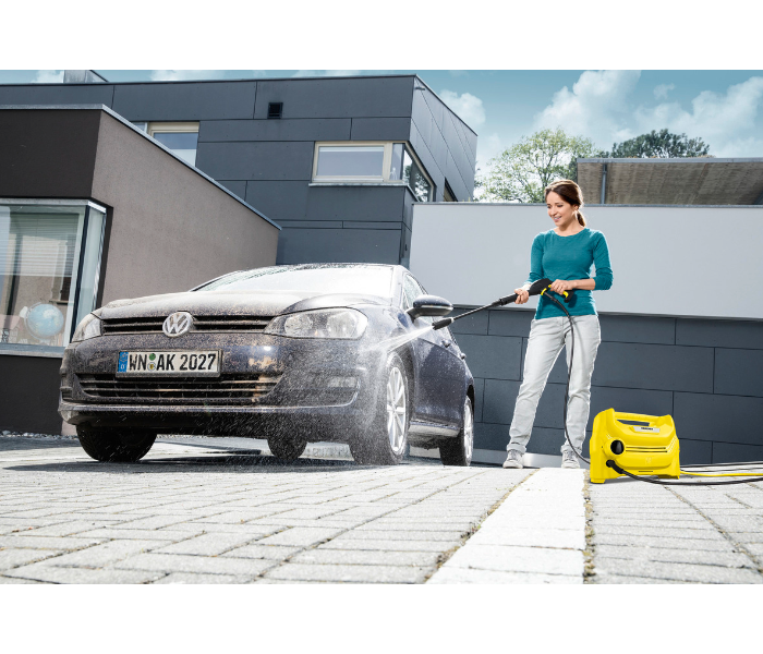 Karcher 15991020 K 1 Horizontal Pressure Washer - Yellow and Black - Zoom Image 3