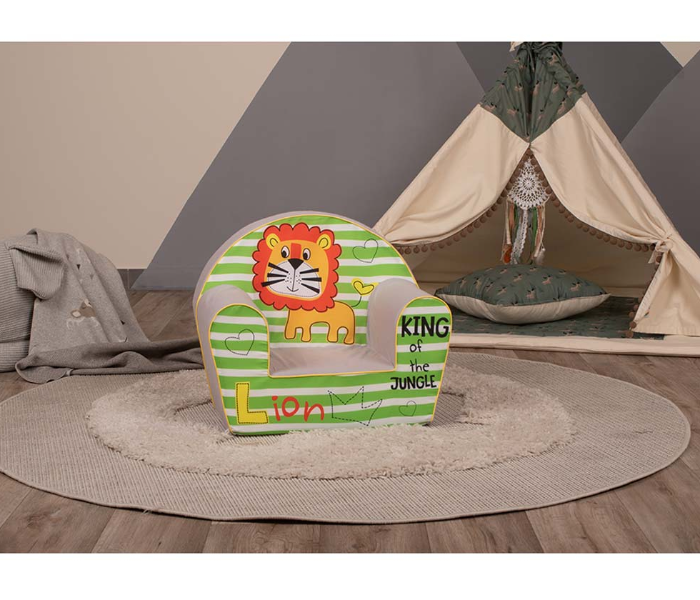 Delsit DT8-1959K Lion Arm Chair For Kids - Green - Zoom Image 2