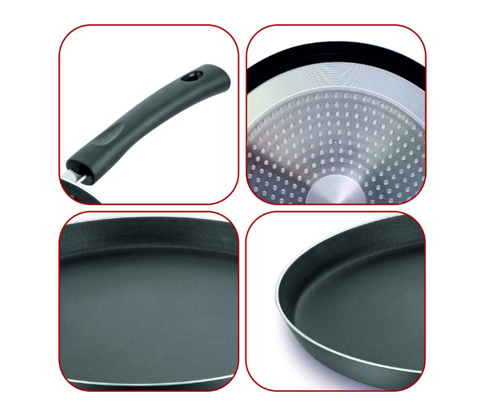 Classic Essentials 5071 25cm Non Stick Dosa Tawa - Black - Zoom Image 4