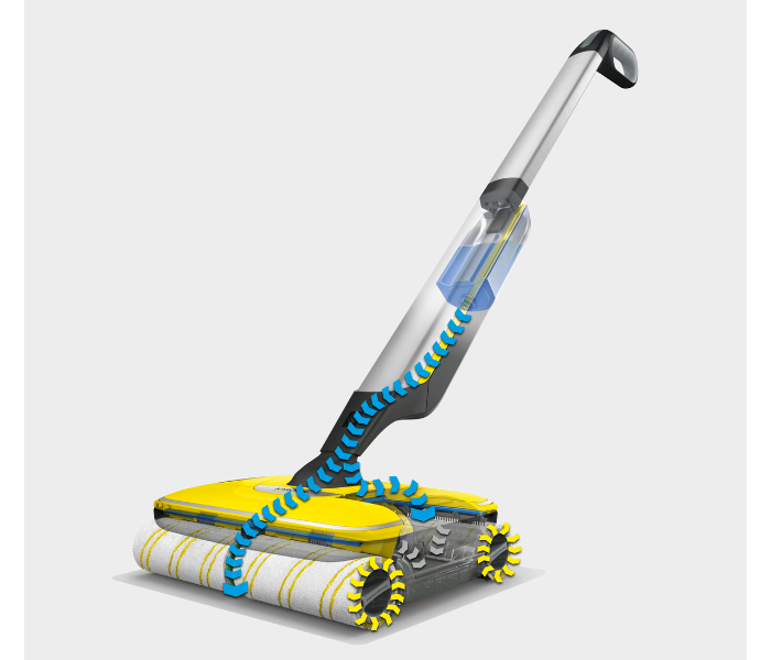 Karcher 10557310 FC7 Cordless Hard Floor Cleaner - Yellow and Black - Zoom Image 1