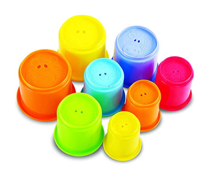 PlayGo 2381 Rainbow Cups And Shapes Bucket Toy for Kids - Zoom Image 5