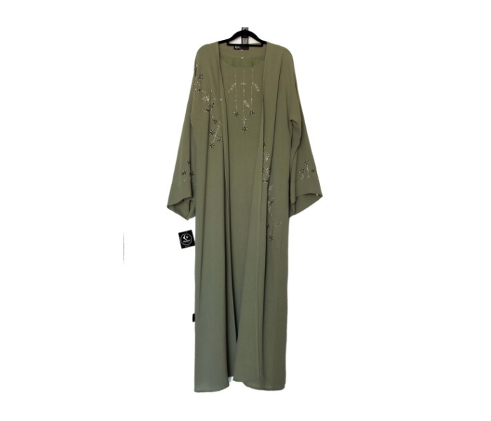 Clothinal CL-00100 Stylish Abaya For Women - Green - Zoom Image