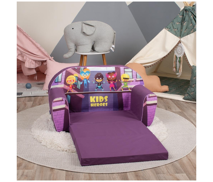 Delsit DT2-21003 Heroes Sofa Bed For Kids - Violet - Zoom Image 2