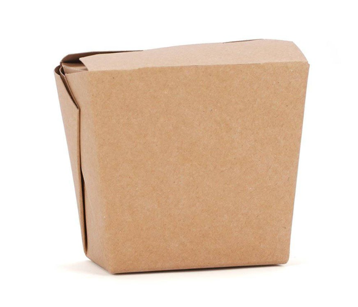 Hotpack HSMKSB16X5 5 Pieces 16oz Kraft PE Square Box - Zoom Image 1