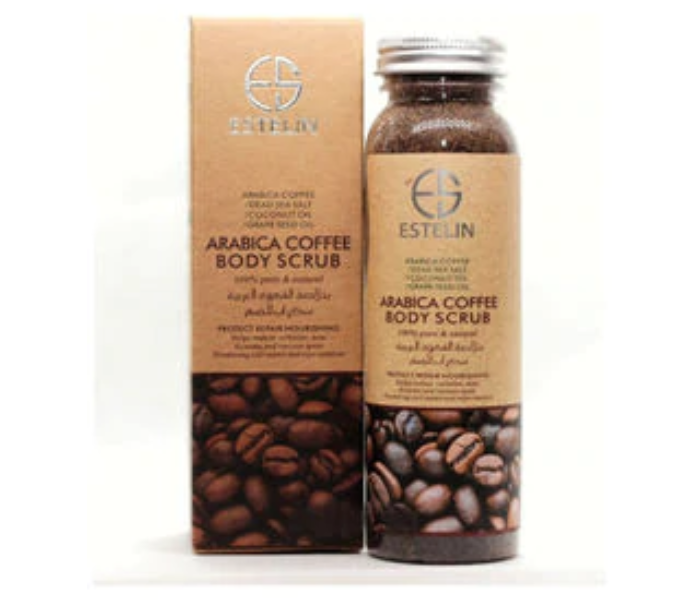 Dr Rashel ES0001 200g Estelin Arabica Coffee Body Scrub Brown - Zoom Image 3