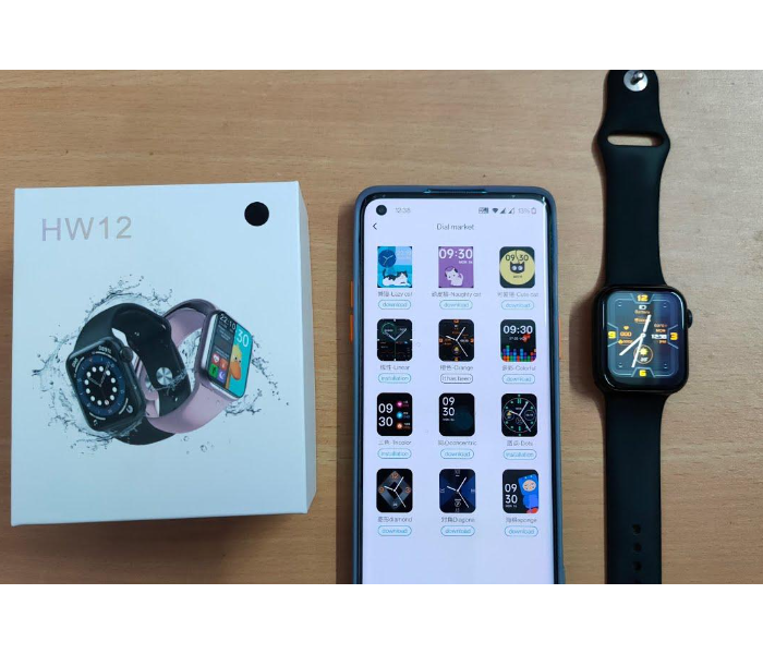 HW16 Smartwatch Custom Face Rotate Button IWO Series Smartwatch Free Size Sport Zone - Pink - Zoom Image 3