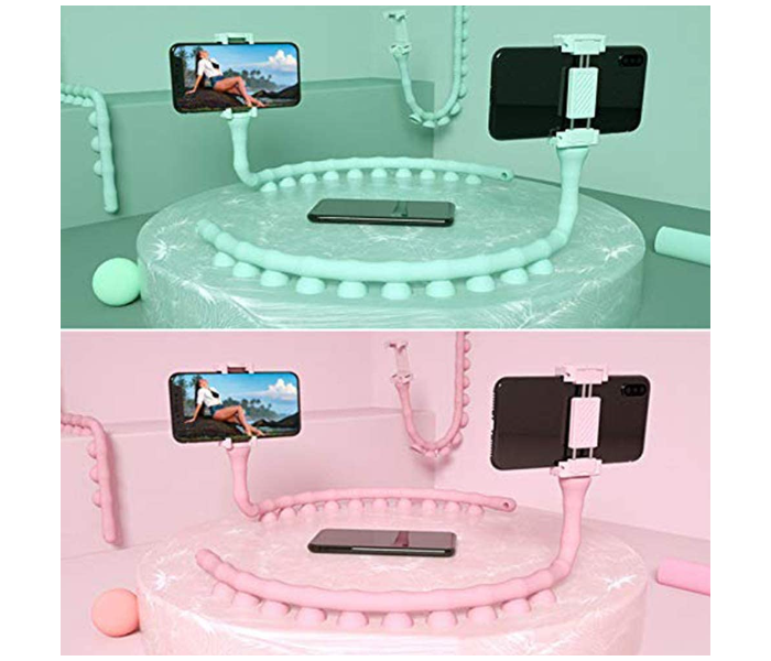 Generic Cute Mobile Phone Holder with Flexible Rubber Octopus and Degree Rotatable Suction Cup - Zoom Image 3