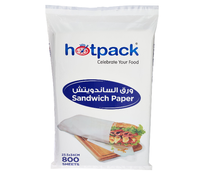 Hotpack HSMSW800 800 Sheets Sandwich Paper - White - Zoom Image 1