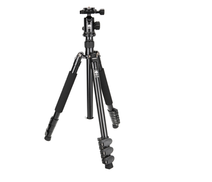 Sirui ET-1004 Aluminum Tripod with E-10 Head - Black - Zoom Image 1