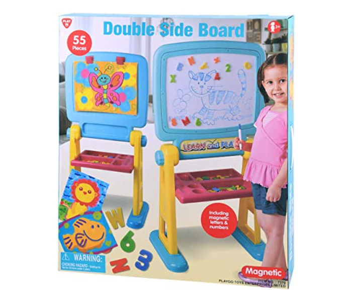 PlayGo 7370 Double Side Board Toys For Kids - Blue And Yellow - Zoom Image 1