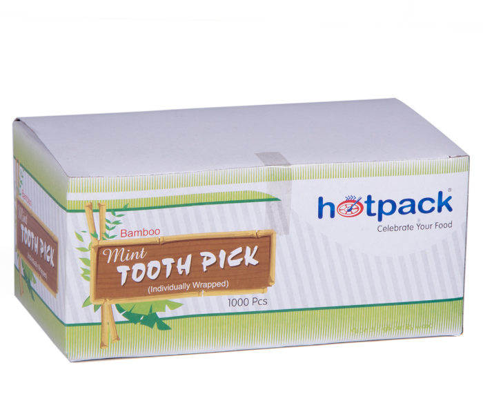 Hotpack MTP 1000 Pieces Mint Tooth Pick - Zoom Image