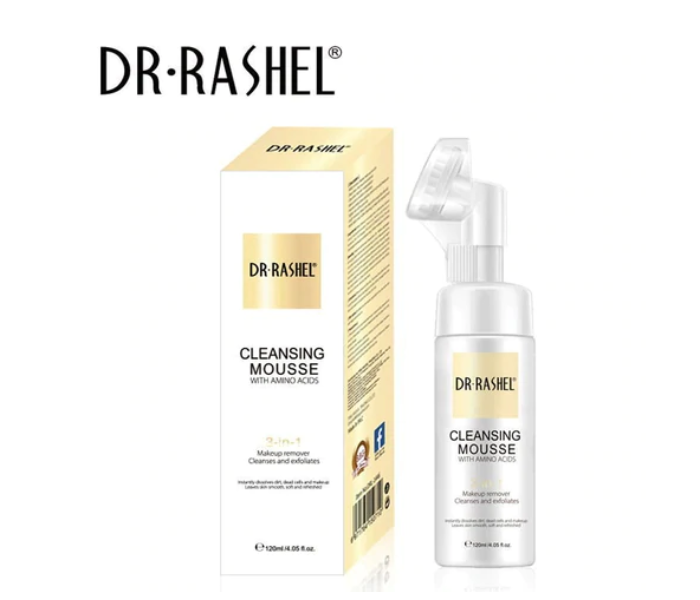 Dr Rashel DRL-1446 120ml 3In1 Skin Moisturizing Cleansing Mousse With Amino Acids Makeup Remover Cleanses And Exfoliates - Zoom Image 3