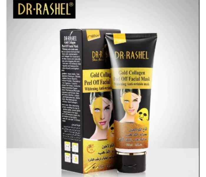 Dr Rashel DRL-938 120ml Gold Collagen Peel Off Anti-Wrinkle Mask Deep Clean Acne Gold Face Mask - Zoom Image 2