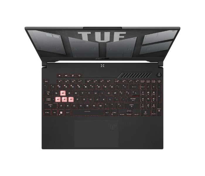 Asus FA507RE-HN031 TUF A15 Gaming Laptop 15.6 Inch FHD AMD Ryzen 7-6800H Processor 16GB RAM 512GB SSD 4GB NVidia GeForce RTX 3050Ti Graphics DOS - Mecha Gray - Zoom Image 2