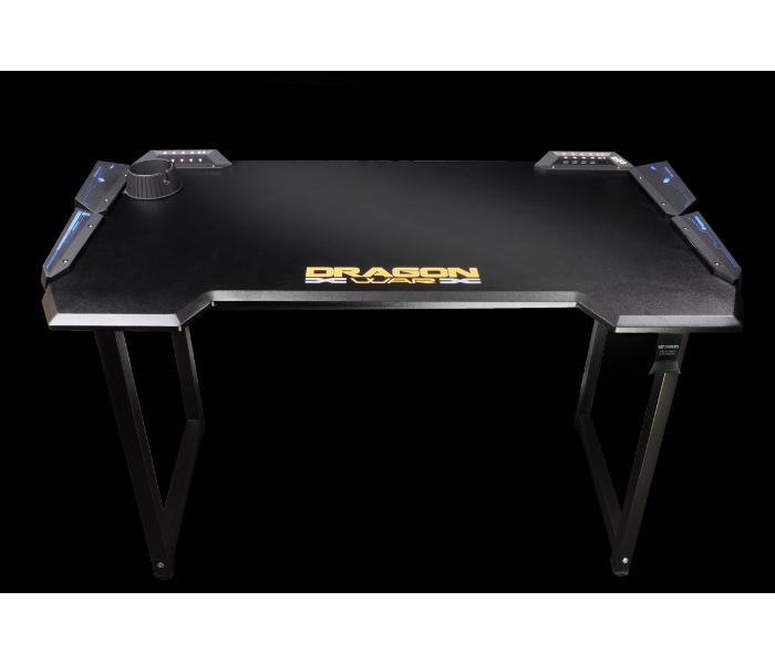 Dragon War GT-005 Pro-Gaming Desk -RGB Light Effect - Black - Zoom Image 2