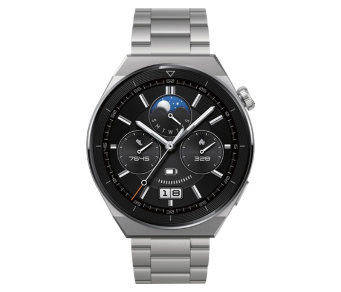 Huawei Watch GT 3 Pro 46mm with Light Titanium Case and Light Titanium Strap - Zoom Image