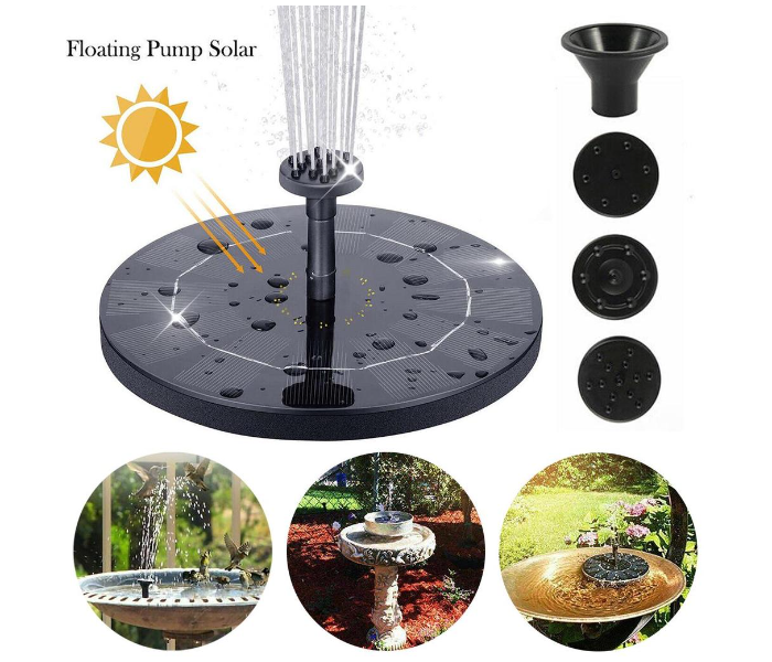 Galaxy Ocean Solar Powered Floating Water Pumps Water Fountain - Black - Zoom Image 5