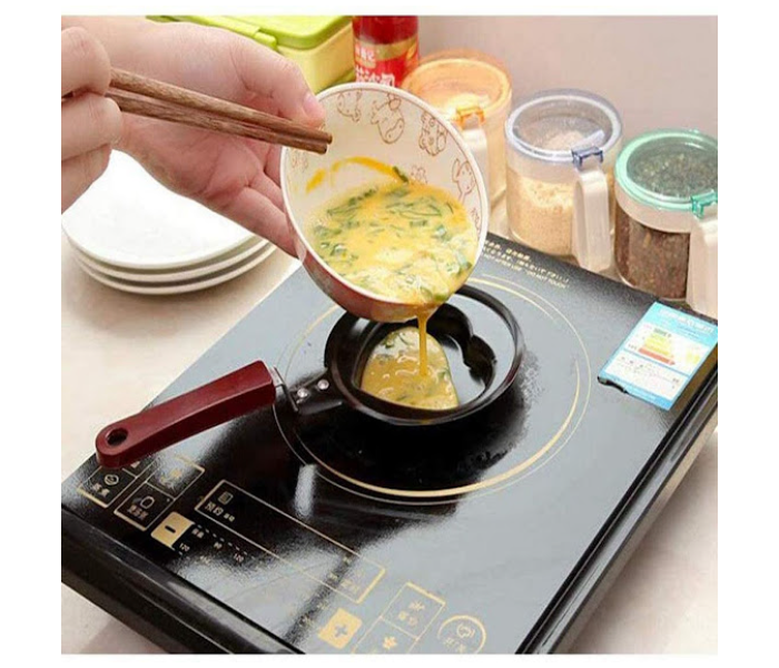 Heart Shaped Frying Pan Food Breakfast Egg Ceramic Non-Stick Pan Kitchen  Cooking
