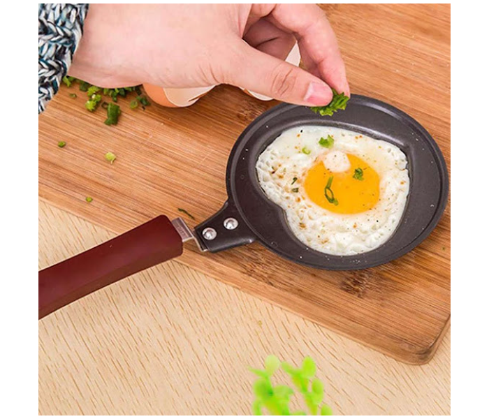 GTC Mini Non-Stick Heart Shaped Egg Frying Pan - Black - Zoom Image 4