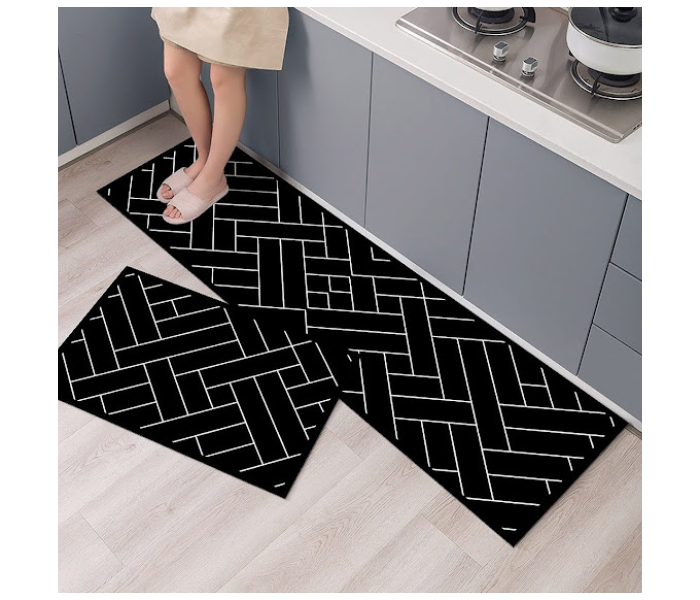 anti Fatigue Kitchen Mats for Floor 2 Piece Set Green Cushioned