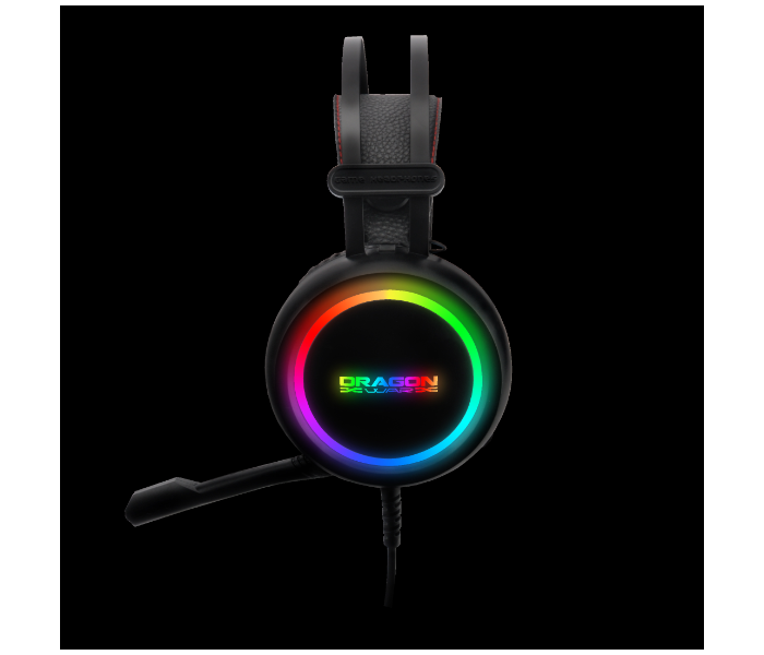 Dragon War G-HS-012 RGB Lighting Effect Gaming Headset - Black - Zoom Image 4