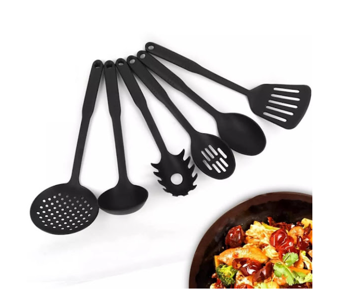 GTC Non-Stick Kitchen Utensils For Cooking - Black - Zoom Image 3