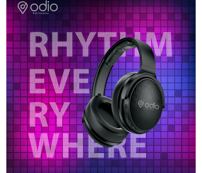 Odio OD505 Wireless Headset - Black - Zoom Image 1