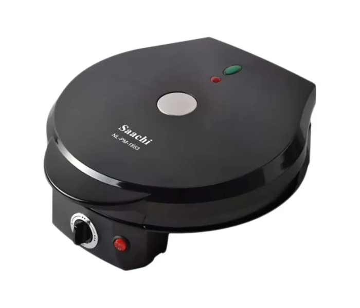 Saachi PM-1853 1200 Watts Pizza Maker With Adjustable Thermostat  - Black - Zoom Image 1