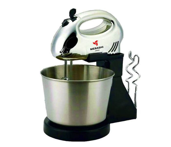 Mebashi ME-BWM1602SS 150 Watts Bowl Mixer - Silver - Zoom Image