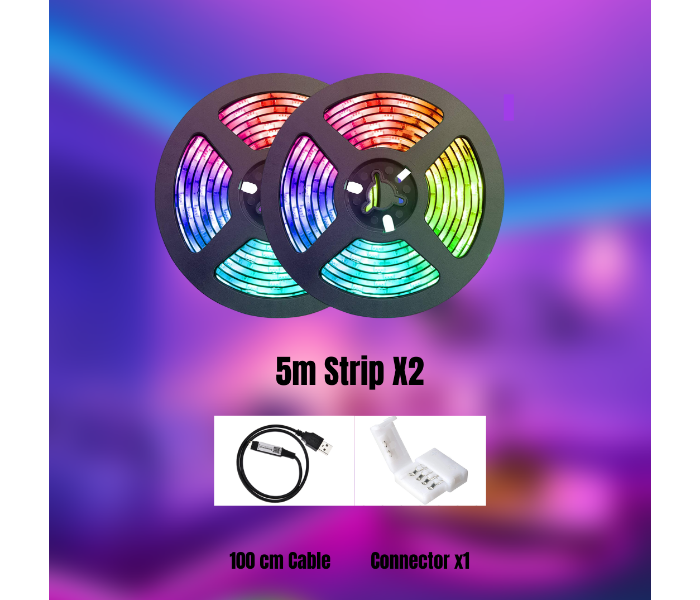 5M + 5M LED Light Strip - Zoom Image 3