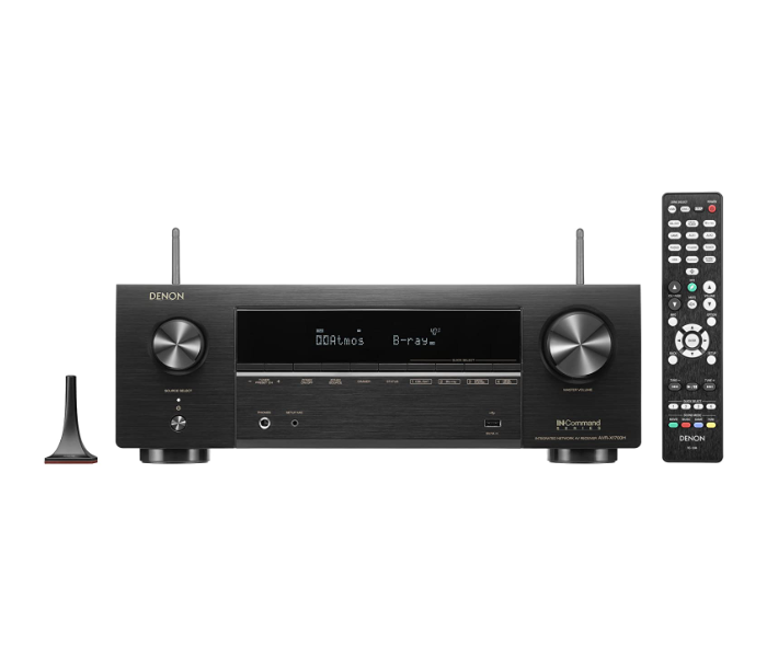 Denon AVR-X1700HBKE2 7.2-Channel Home Theater Receiver - Black - Zoom Image 1