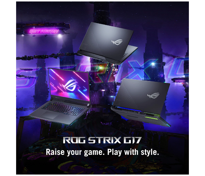 Asus Rog Strix G713RS-KH025W 17.3 Inch FHD AMD Ryzen R9 6900HX Processor 32GB RAM 1TB SSD 8GB NVIDIA GeForce RTX 3080 Graphics Windows 11 Home - Grey - Zoom Image 3