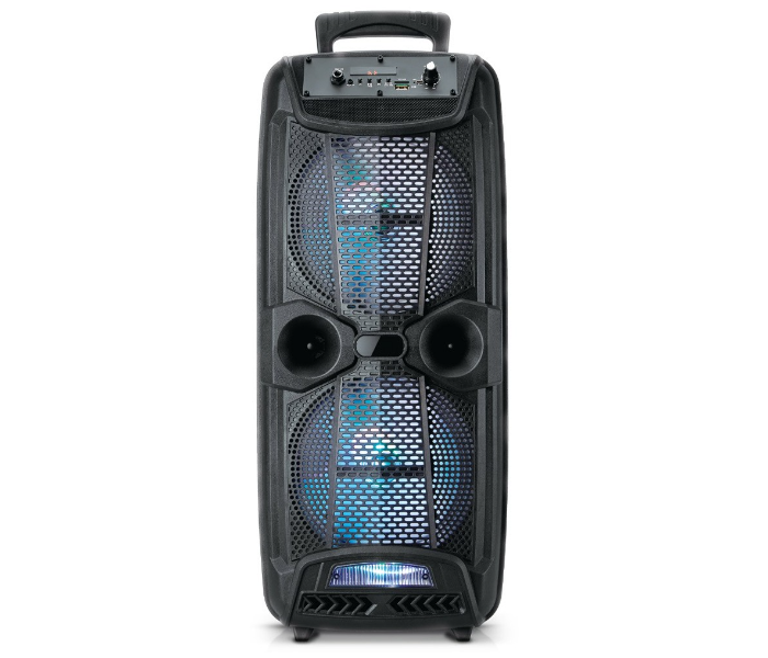 Clikon CK852 16Watts 8 Inch Double Bluetooth Party Box - Black - Zoom Image