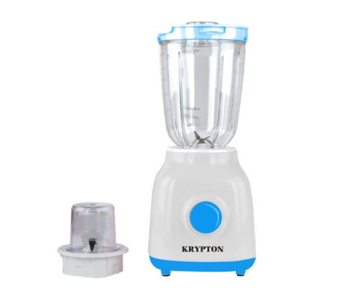 Krypton KNB6207 400W 1.5L 2 in 1 Blender- White and Blue - Zoom Image