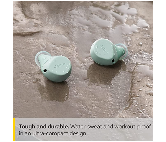 Jabra Elite 7 Active Waterproof In Ear Sports Earbuds with Mic - Mint - Zoom Image 4