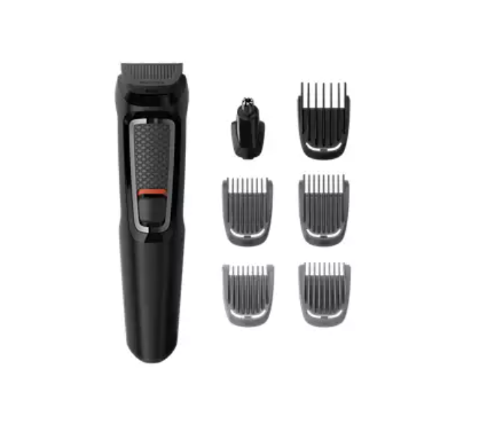 Philips MG3720/33 7-in-1 Multigroom Series 3000 Face and Hair Trimmer - Black - Zoom Image 1