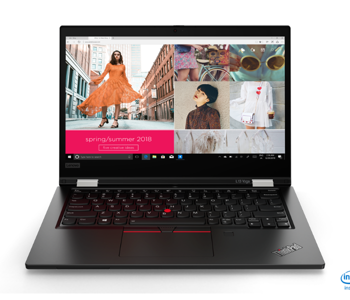 Lenovo 20VK0011AD ThinkPad L13 Yoga Gen 2 13.3 Inch FHD Intel Core i7-1165G7 Processor 16GB DDR4 RAM 512GB SSD Integrated Intel Iris Xe Graphics Windows 10 Pro 64 - Black - Zoom Image 1