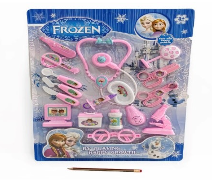 Reetoys DF846 Large Frozen Doctor Playing Set Card Activity Toy for Kids - Zoom Image