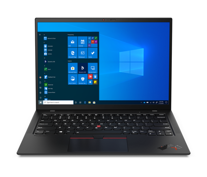 Lenovo 20XW00CUAD ThinkPad X1 Carbon Gen 9 14 Inch WUXGA Intel Core i7-1165G7 Processor 16GB DDR4 RAM 512GB SSD Integrated Intel Iris Xe Graphics Windows 10 Pro 64 - Black - Zoom Image 1