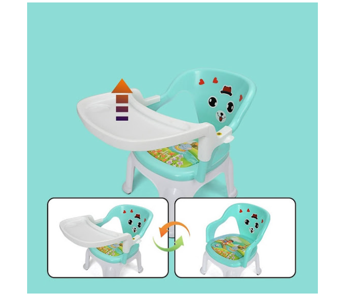 GTC Baby Dining Chair With Removeable Tray - Light Green - Zoom Image 1