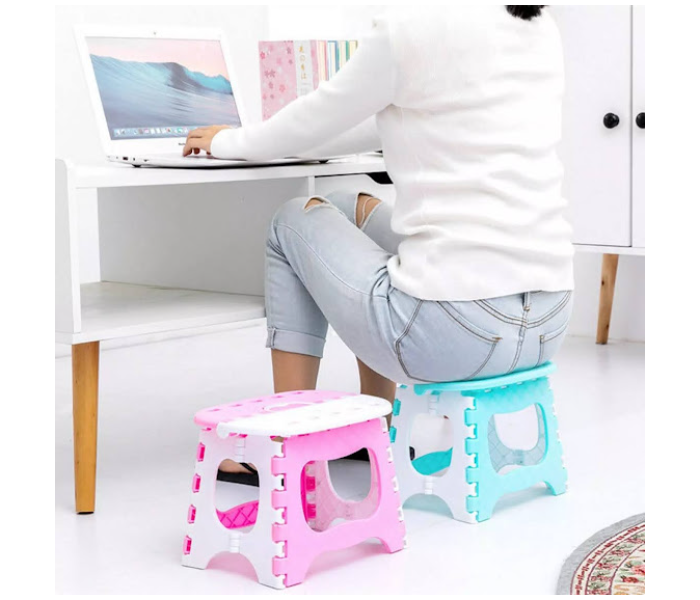 GTC Lightweight Non Slip Foldable Step Stool - Pink - Zoom Image 4