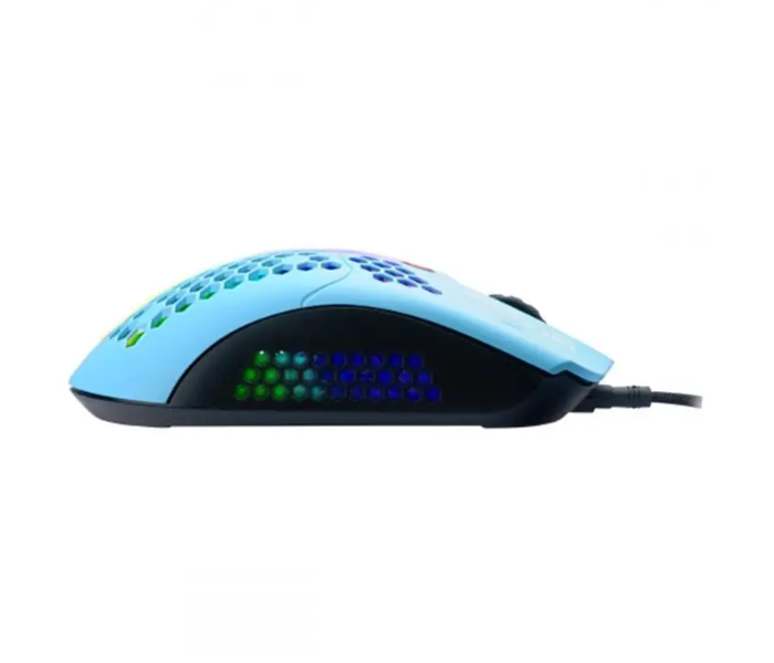 Dragon War ELE-G25-BL Ultra-Light Honeycomb RGB Gaming Mouse 12000 DPI - Blue - Zoom Image 3