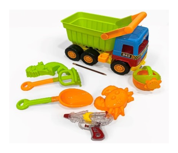 Reetoys 943-1 Beach Set Truck Activity Toy for Kids - Zoom Image