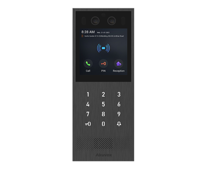 Akuvox X912S Touchscreen Door Intercom - Black - Zoom Image 1