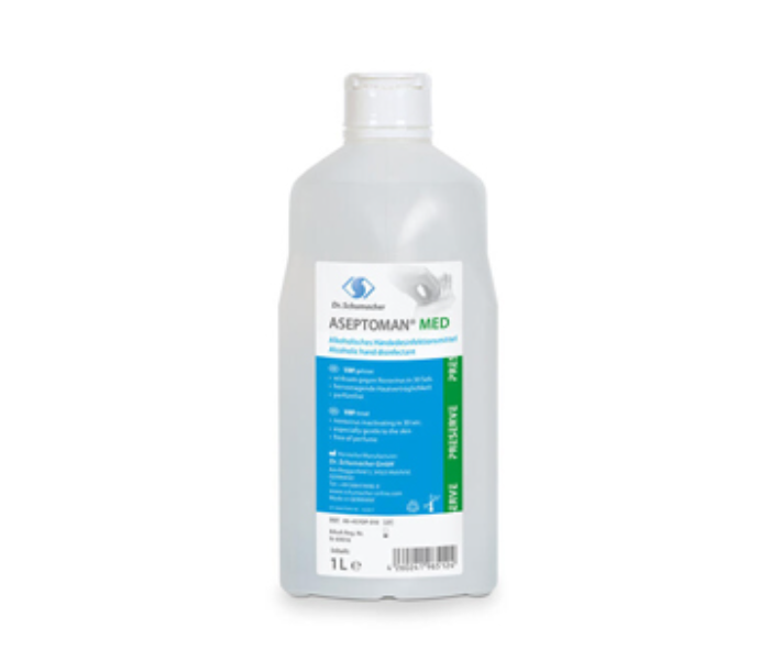 Dr. Schumacher 00-457OP-010 1 Litre Aseptoman Med Alcohol Hand Sanitizer - Zoom Image