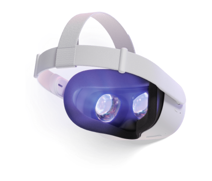 Meta Quest 2 128GB Advanced All-In-One Virtual Reality Headset - White - Zoom Image 5