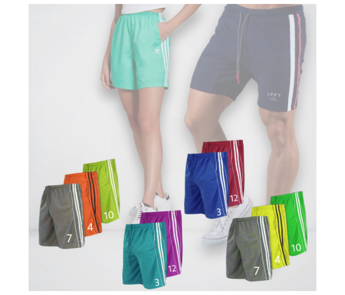 10 Piece Unisex Active Sports Shorts - Zoom Image