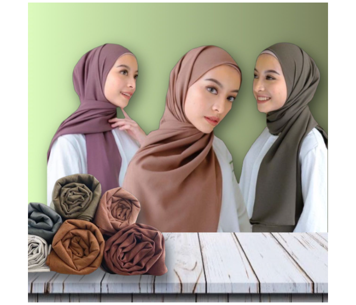 Pack Of 3 Feme Womens Hijab Scarf Collection - Zoom Image