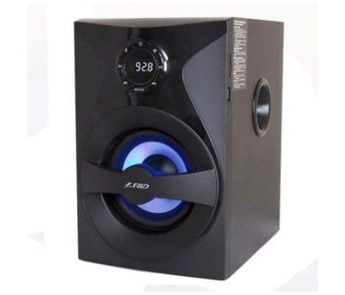 F&D F380X 54 Watt 2.1 Channel Wireless Bluetooth Multimedia Speaker - Black - Zoom Image 2