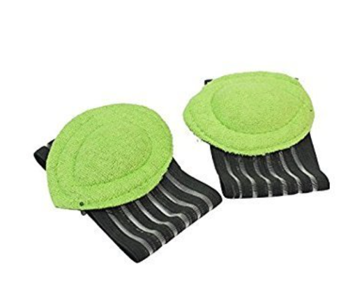 Unisex Cushioned Arch Support for Flat and Achy Feet - Black and Green - Zoom Image 3